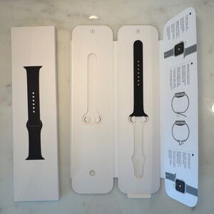 Apple Black Sport Band (half) for Apple Watch